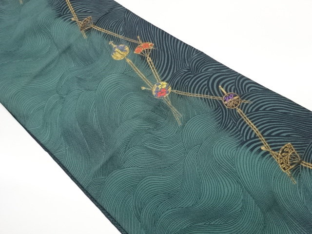 JAPANESE NAGOYA OBI / WOVEN WAVE